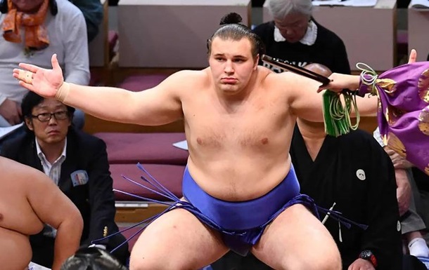Украинский сумоист быстро продвигается вверх по рангам