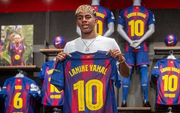 Продажі нових футболок Ямаля принесли Барселоні рекордний прибуток