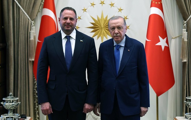 Єрмак провів зустріч з Ердоганом