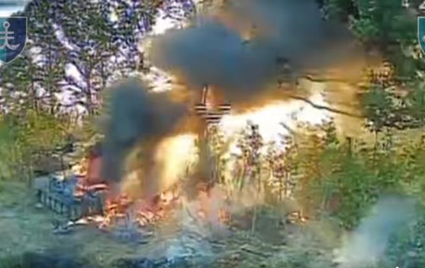 Морпехи показали уничтожение российского БТР