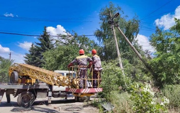В Украине произошли отключения в семи областях