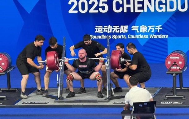 Золото и серебро в пауэрлифтинге на Всемирных играх-2025 - в активе Украины