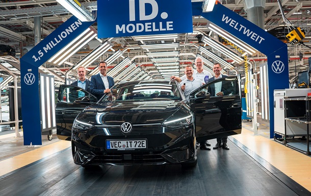 Volkswagen продал полтора миллиона электромобилей ID