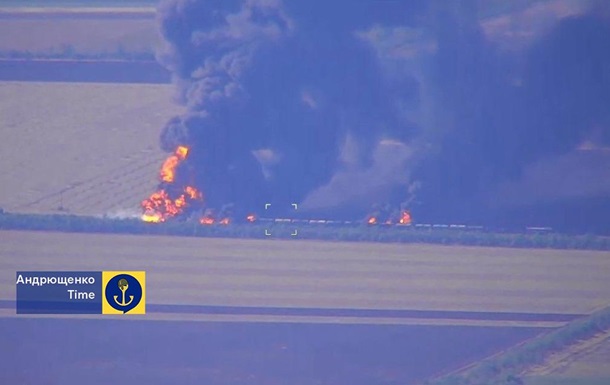 ВСУ разгромили российский поезд с топливом