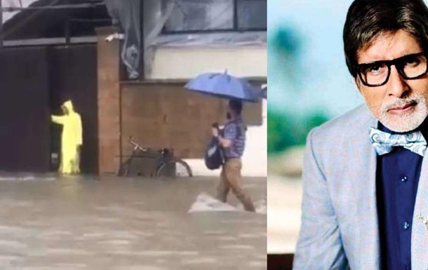 Mumbai Sub-Merged in Water- Thespian Amitabh s  Prateeksha  Too