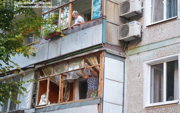 В Запорожье из-за обстрела повреждена промышленная инфраструктура