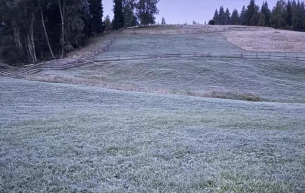 На Буковине зафиксировали пятиградусный мороз