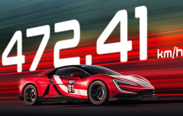 BYD Yangwang U9 встановив світовий рекорд швидкості для електромобілів 