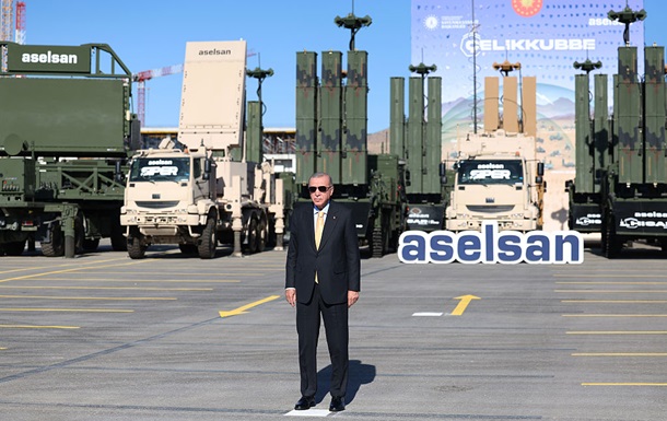 Эрдоган представил систему ПВО Стальной купол