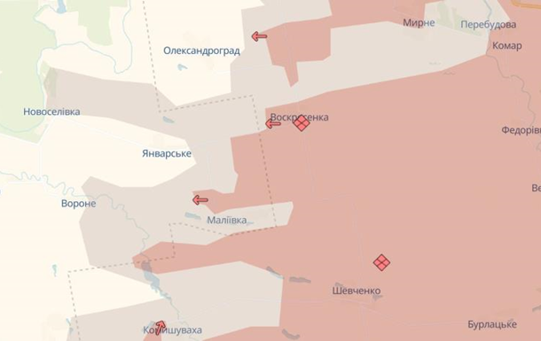 DeepState: РФ продвинулась на Днепропетровщине