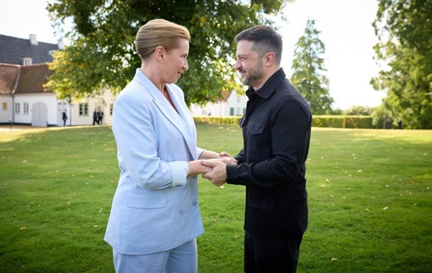 Зеленський зустрівся із прем єркою Данії