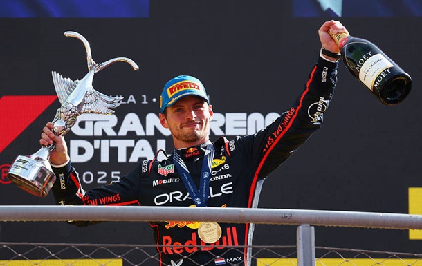 Гран-прі Італії підкорилося Ферстаппену: його відрив становив 19 секунд