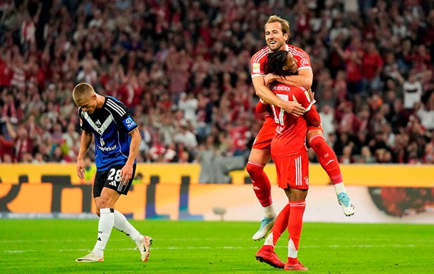 Пять сухих мячей определили исход матча Бавария - Гамбург