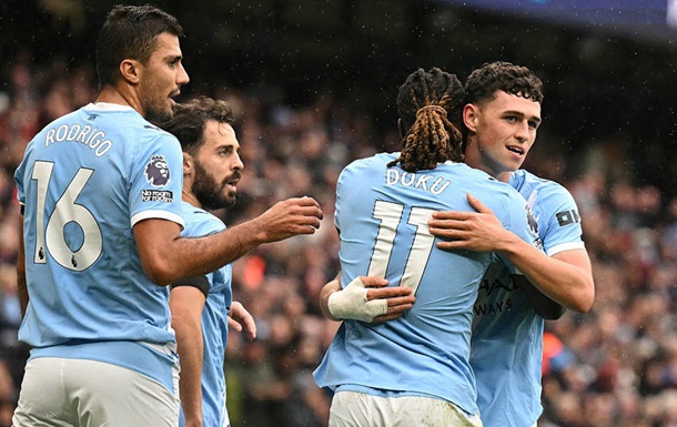 В дерби манчестерских команд победу одержал Манчестер Сити со счетом 3:0