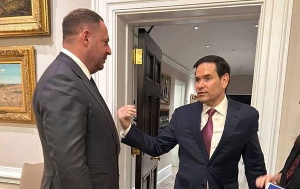 Голова ОП провів переговори з держсекретарем Рубіо