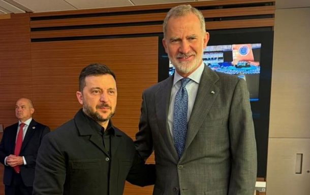 Зеленский встретился с князем Монако и королем Испании