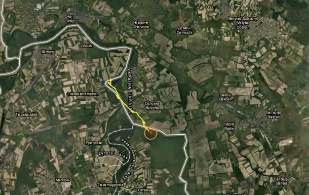 Генштаб показал доказательства залёта венгерского дрона