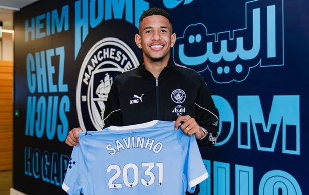 На шесть лет продлен контракт бразильца Савиньо с Манчестер Сити