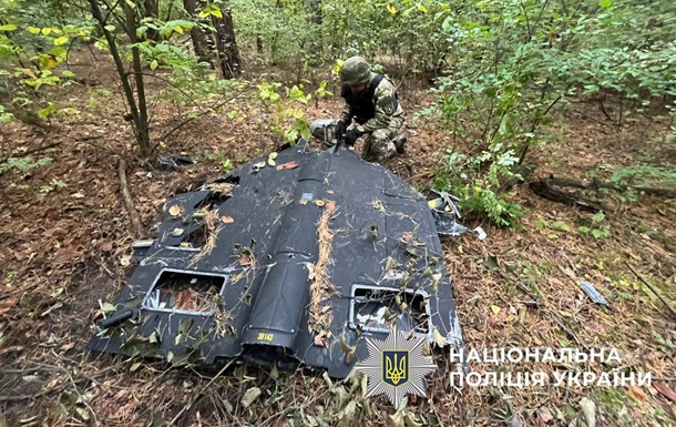 В Киеве нашли обломки  шахеда  с боевой частью