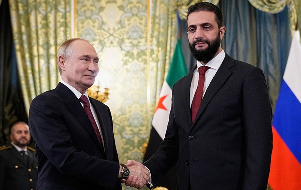 Путін пообіцяв підтримку новому лідеру Сирії
