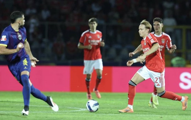 Видео голов Бенфики при ассистировании Судакова