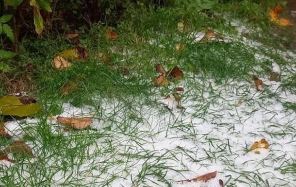 Під Києвом випав перший сніг - соцмережі