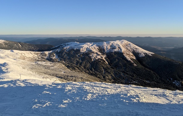 В Карпатах похолодало до 8 градусов мороза