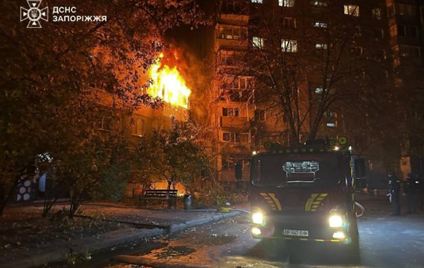 В Запорожье в результате обстрела пострадали 13 человек