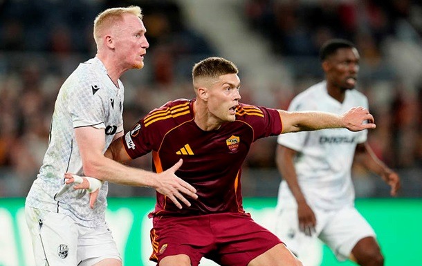 Итальянские СМИ оценили игру Довбика после поражения Ромы в Лиге Европы