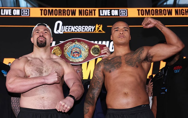 На взвешивании перед боем Паркер и Уордли показали разный вес