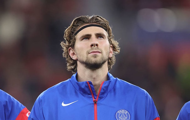 Український захисник Ілля Забарний у матчі з Брестом у ПСЖ з перших хвилин