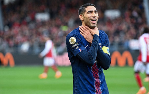 Брест пав під натиском ПСЖ: 0:3 стали можливими завдяки дублю Хакімі та Дуе