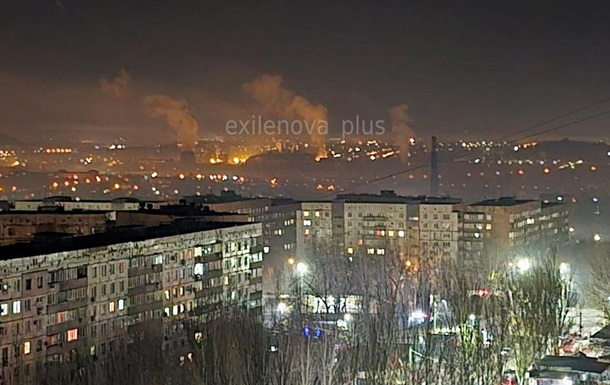 В Донецке прозвучало большое количество взрывов