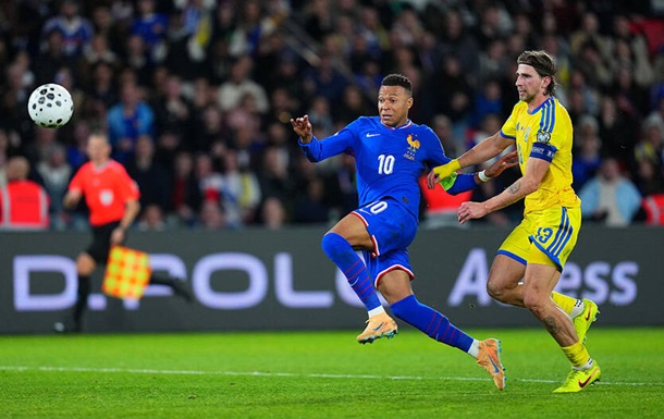 Гра в Парижі завершилася для України поразкою