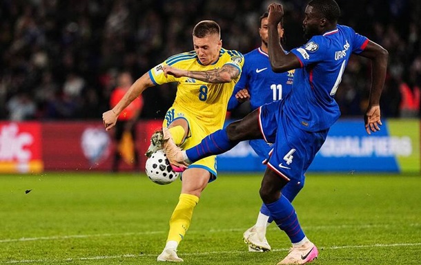 Игрок сборной Украины раскритиковал команду за матч с Францией