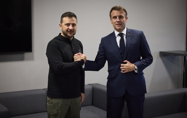 Макрон и Зеленский посетили штаб-квартиру  многонациональных сил 