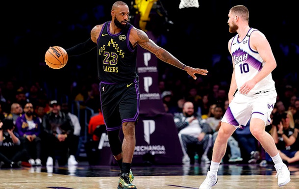 НБА: Юта с Михайлюком не удержала Лейкерс