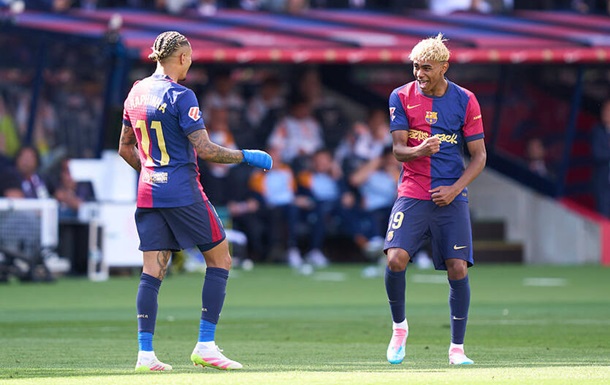 Тренер Барселоны предвидит участие Рафиньи и Ямаля в сегодняшнем матче