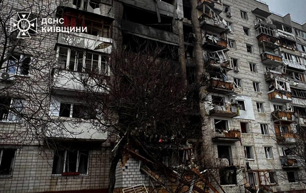 В Вышгороде показали последствия атаки  шахедов 