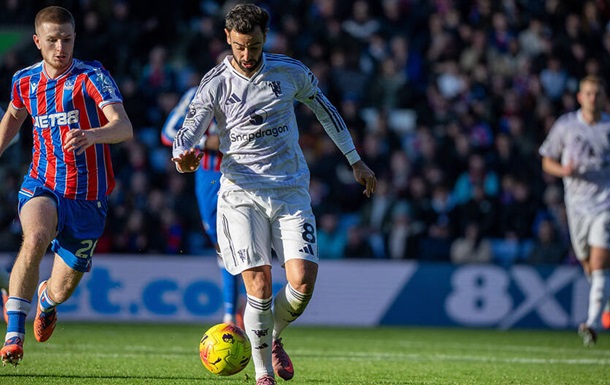 Манчестер Юнайтед прервал беспроигрышную домашнюю серию Кристал Пэлас