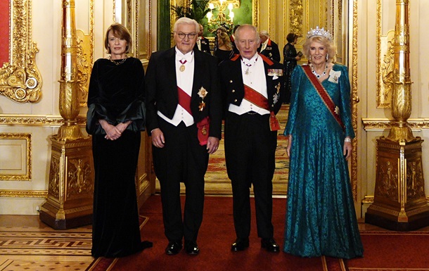 Король вспомнил об Украине во время визита президента Германии в Британию