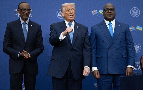 Трамп  помирив  ДР Конго та Руанду