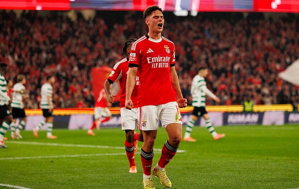 Благодаря Судакову Бенфика не уступила в дерби