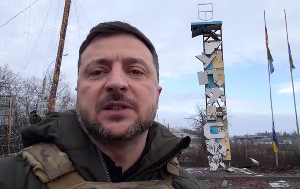 Зеленський приїхав на передову у Куп янськ