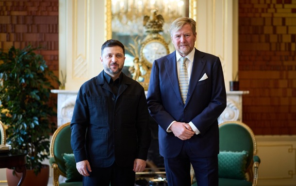 Зеленський зустрівся з королем Нідерландів