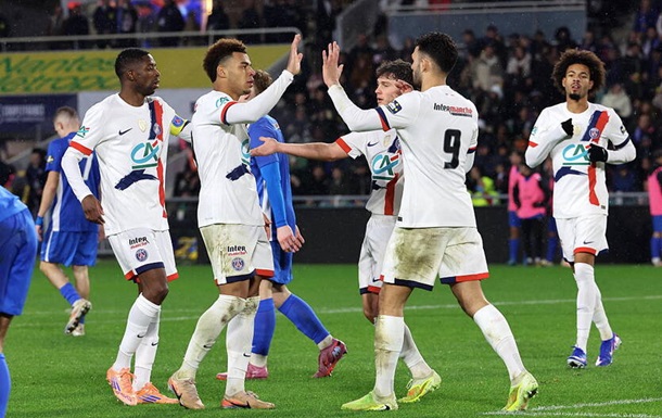 ПСЖ с Забарным легко справился с аутсайдером в Кубке Франции