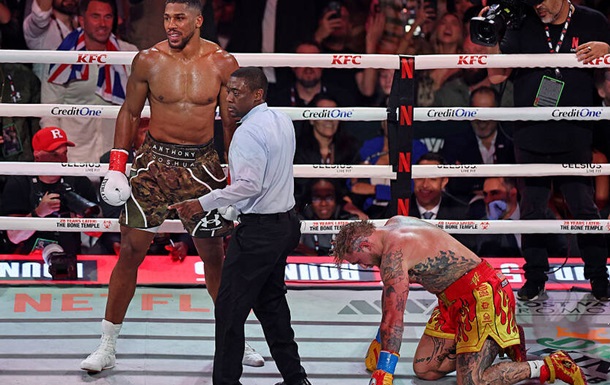 Ентоні Джошуа сказав, що в бою з Джейком Полом працював не так, як треба