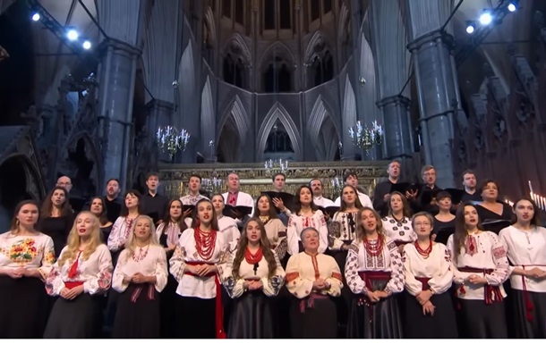 Український хор брав участь у записі різдвяного звернення Чарльза III 