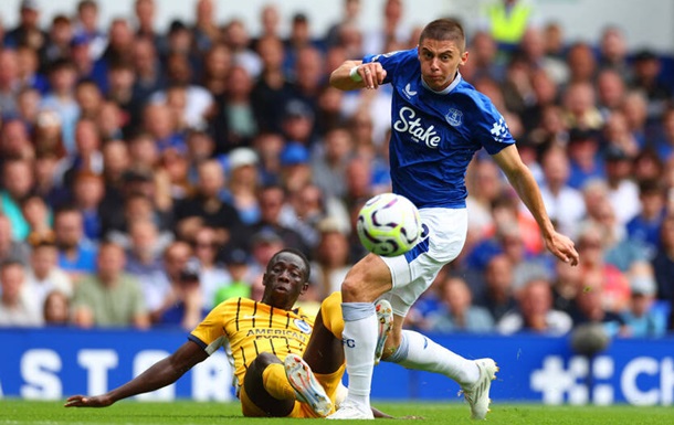 Миколенко играет 125-ю игру за Эвертон в рамках английского чемпионата