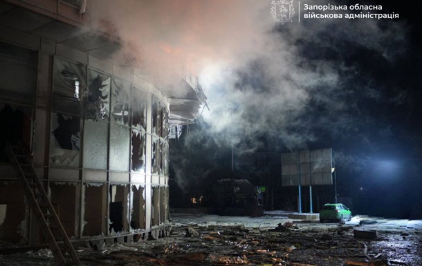 Атака на Запорожье: появились фото